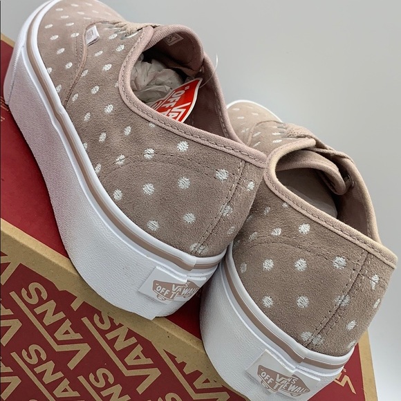•VANS AUTHENTIC PLATFORM SUEDE POLKA DOTS WMNS - Picture 8 of 16